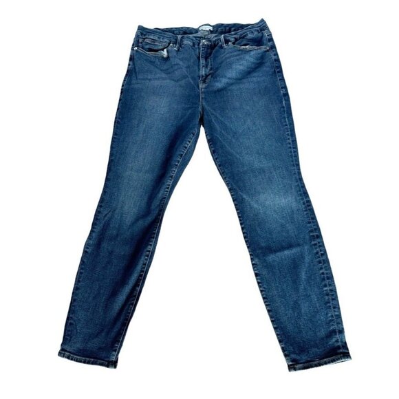 Good American GOOD LEGS SKINNY JEANS  Women's Sz 18 GL873T Blue004 - Picture 1 of 9